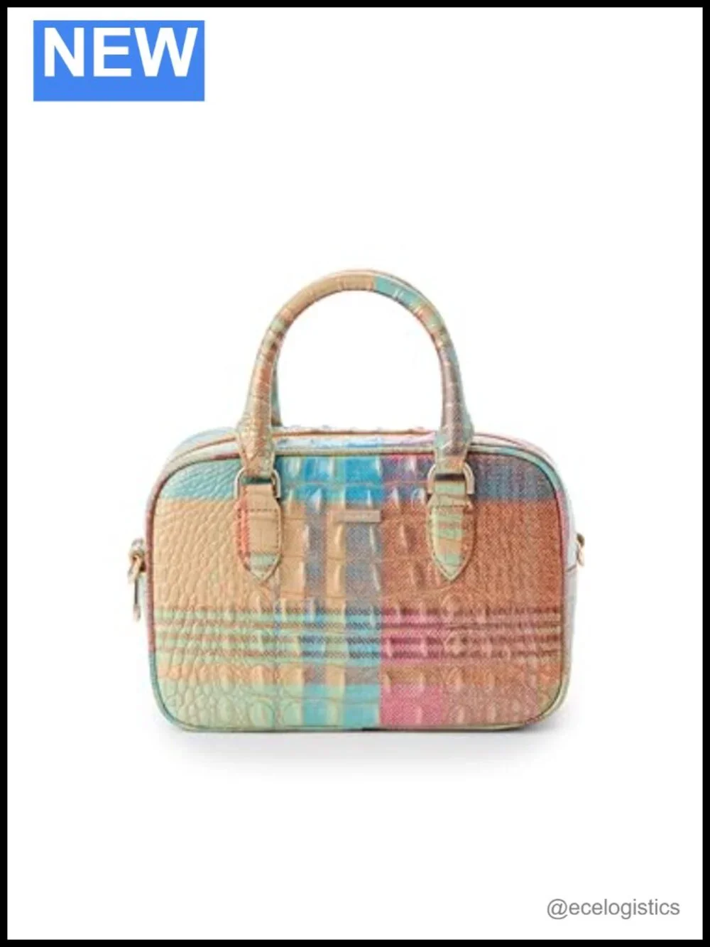 Leather Satchel Purse with Adjustable Crossbody Strap